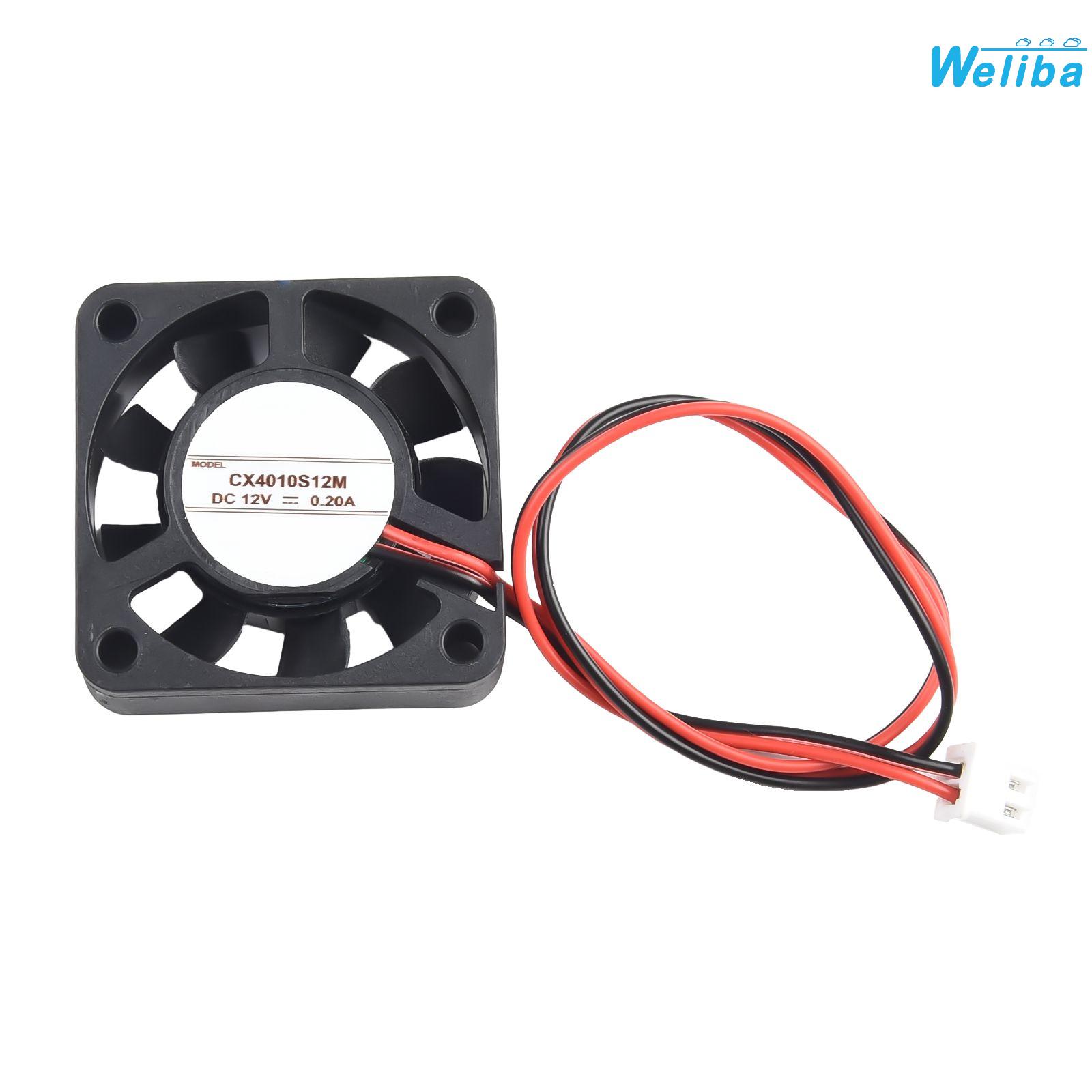 【Weliba】 Efficient Cooling 4010 DC Cooling Fan 12V 24V with 9 Blades and High Speed [New Hot Sale] ราคา 114 บาท*ส่งฟรี