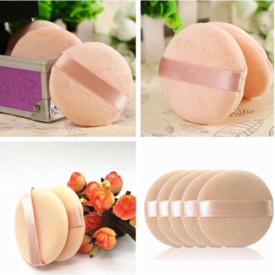 PVN62813 Bông dặm phấn phủ , phấn nền mút tròn dày dụng cụ trang điểm có size
