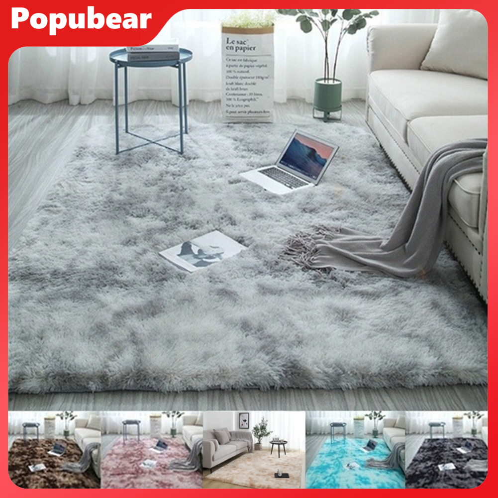 Soft Tie-Dye Carpet Floor Mat Fluffy Antiskid Area Rug Home Living Room Decor ราคา 1,164 บาท*ส่งฟรี