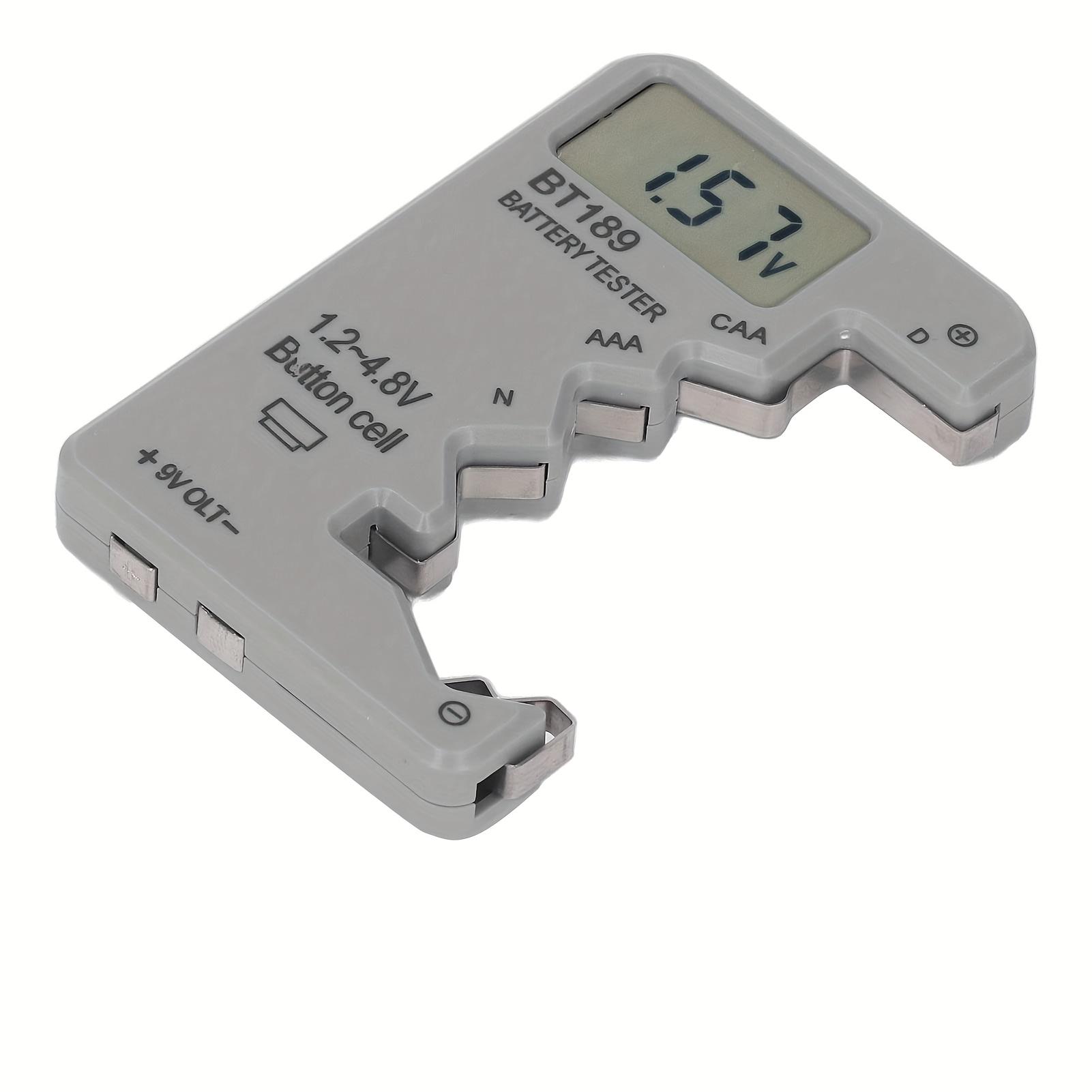 [Jimi pin kỹ thuật số thử nghiệm] Jimi pin kỹ thuật số thử nghiệm | BT189 Màn hình LCD-Chế độ tự động/thủ công, AA/AAA/9V/1.5V/1.2V/1.4V/1.7V/1.8V/1.9V công suất và vôn kế, xách tay sức khỏe công cụ Chẩn đoán cho điện thoại thông minh, máy ảnh, đèn pin