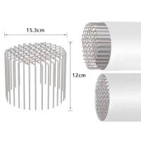 Vixplorn Floor Drain Cover Stainless Steel Anti Clog Large Flow Roof Balcony Longkang Rainwater Strainer Outdoor