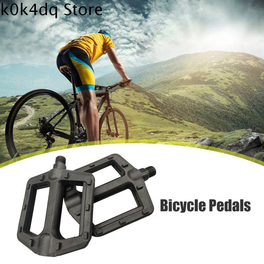 K0K4DQ 9/16" Bền Cho BMX Yên Không-Trượt Cưỡi Phụ Kiện Đi xe đạp Cường Độ cao Phụ Kiện Xe Đạp Pedal rộng Phụ Tùng xe đạp Phát Hành nhanh chóng Đạp Bàn Đạp Xe Đạp