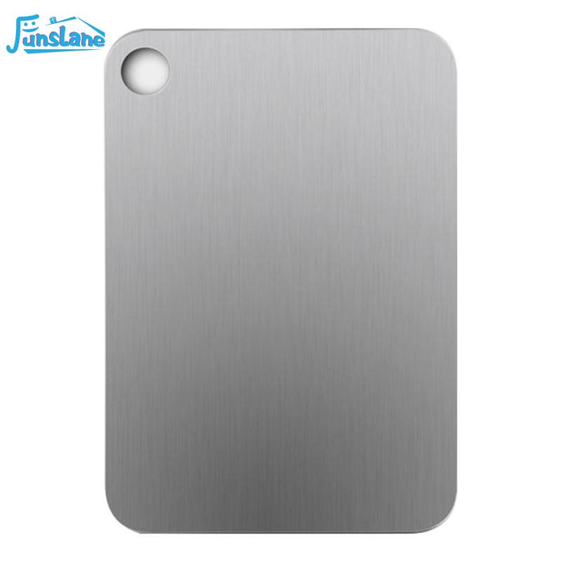 FunsLane Kitchen Titanium Cutting Boards, Hanging Double Sided Cutting Boards, Portable Pure Titanium Chopping Board, Cutting Edge Durability For Kitchen ราคา 1,801 บาท*ส่งฟรี