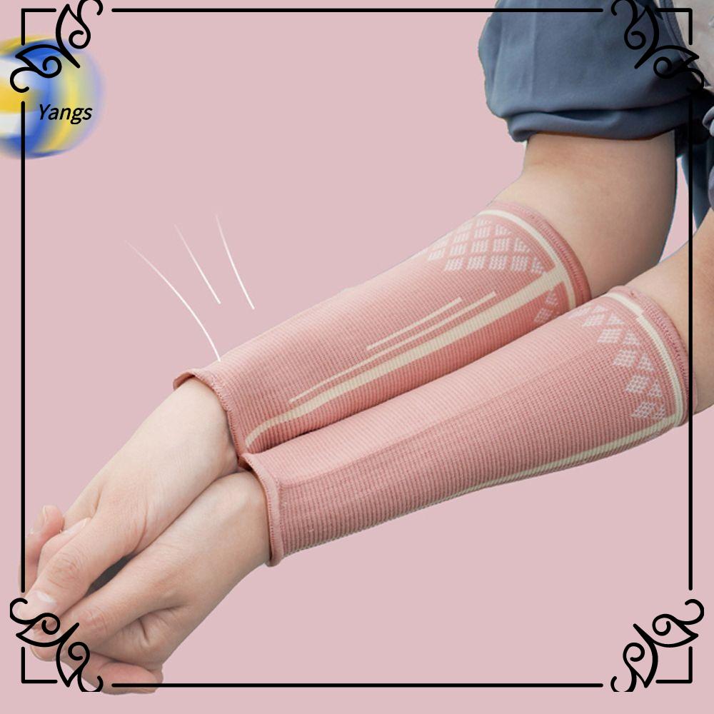 Yangs Ống tay áo và hỗ trợ cổ tay bảo vệ cánh tay Băng Cổ tay thể thao dây đeo bóng chuyền ống tay áo tay và bao bảo vệ cổ tay trang phục bảo hộ