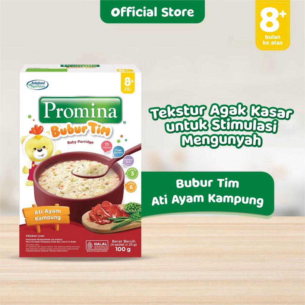 PROMINA Bubur Tim 8M+ All Varian 100g