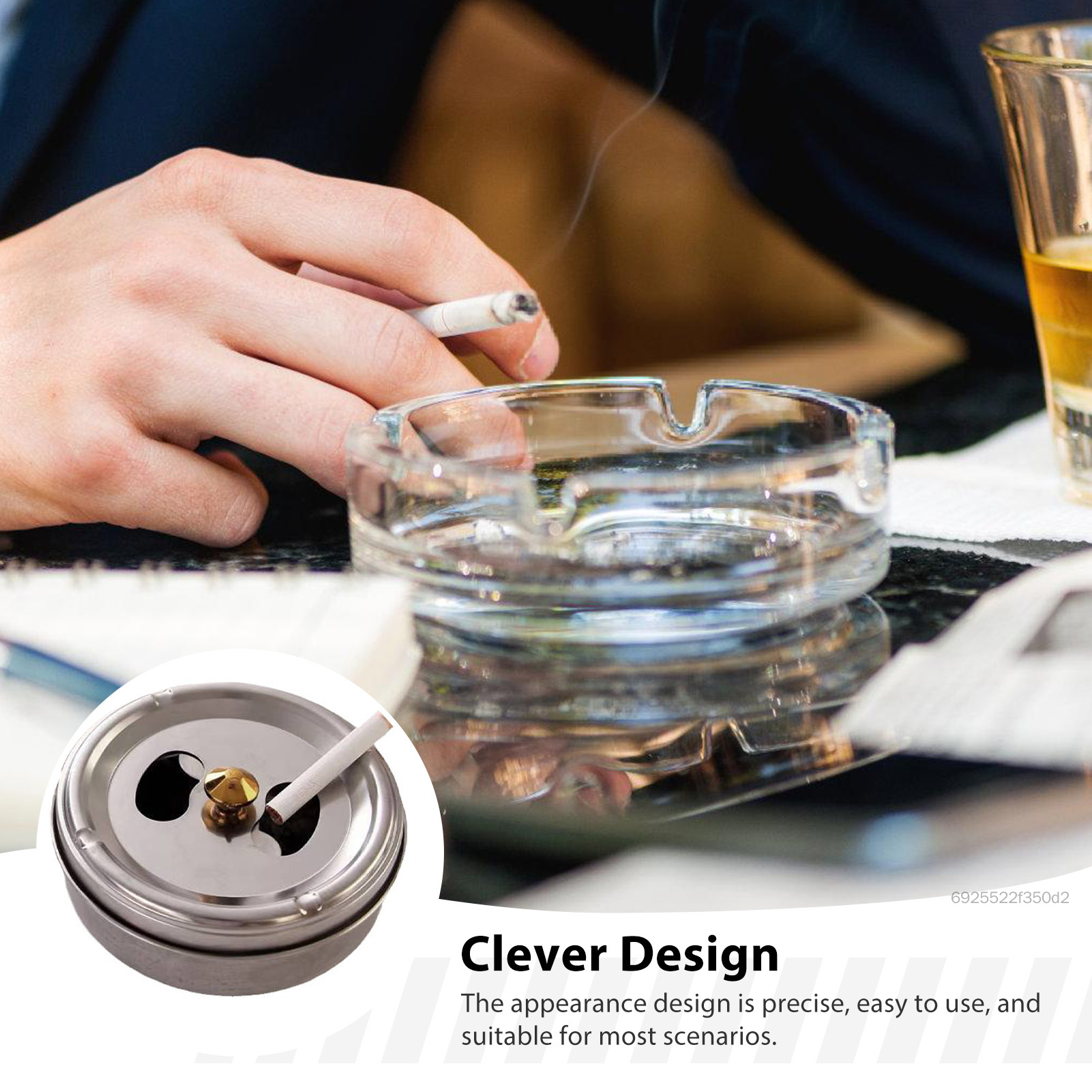 Dụng cụ bắt tro chống gió bằng thép không gỉ giữ nguyên hình dạng cho suất ăn văn phòng ngoài trời trong nhà BF-VN