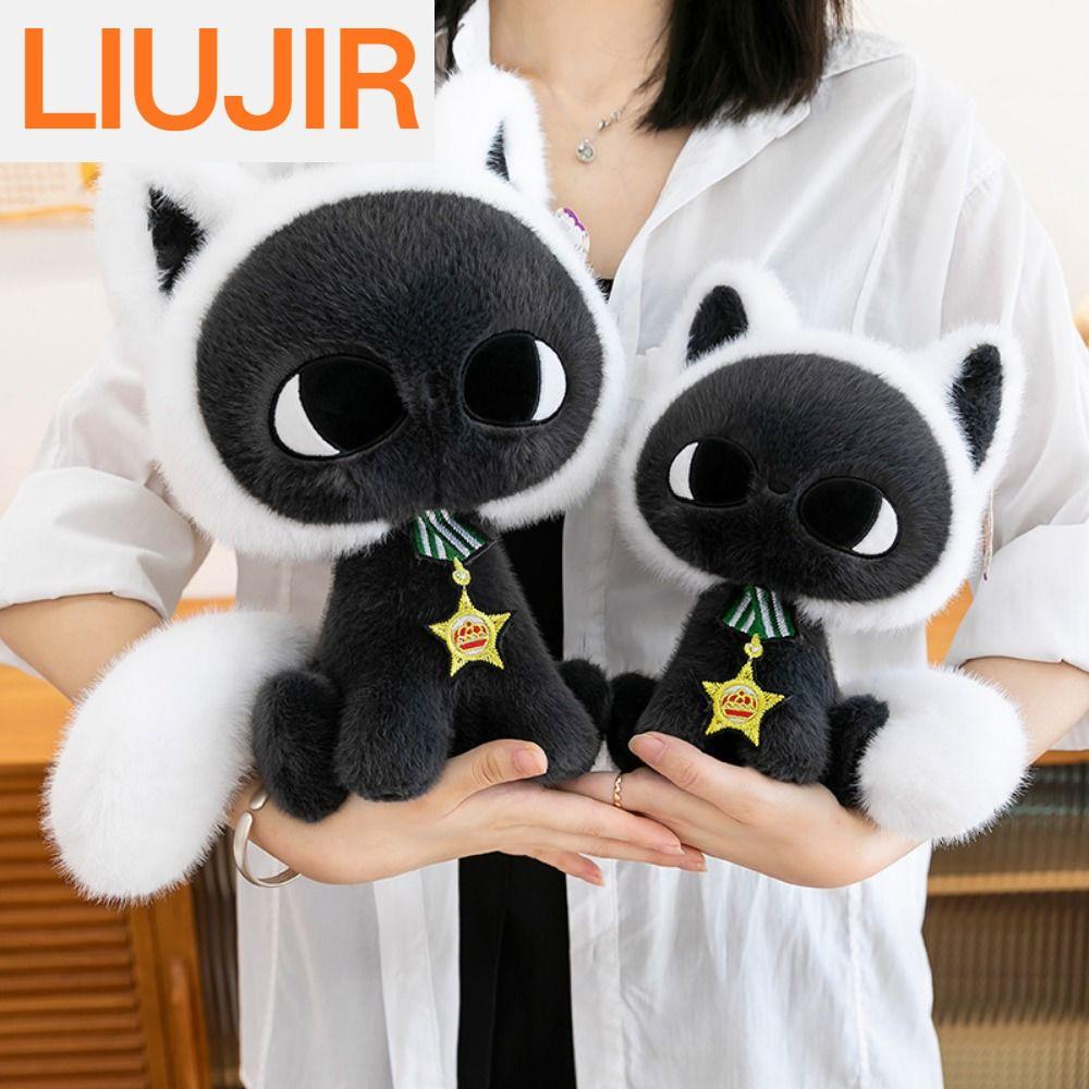 LIUJIR ผ้าฝ้าย PP ของเล่นตุ๊กตาแมว นุ่มนวล ดาว ตุ๊กตาแมว หมอนโซฟา น่ารัก ของเล่นแมวแบบยัดไส้ ของตกแต่งบ้าน ราคา 539 บาท*ส่งฟรี