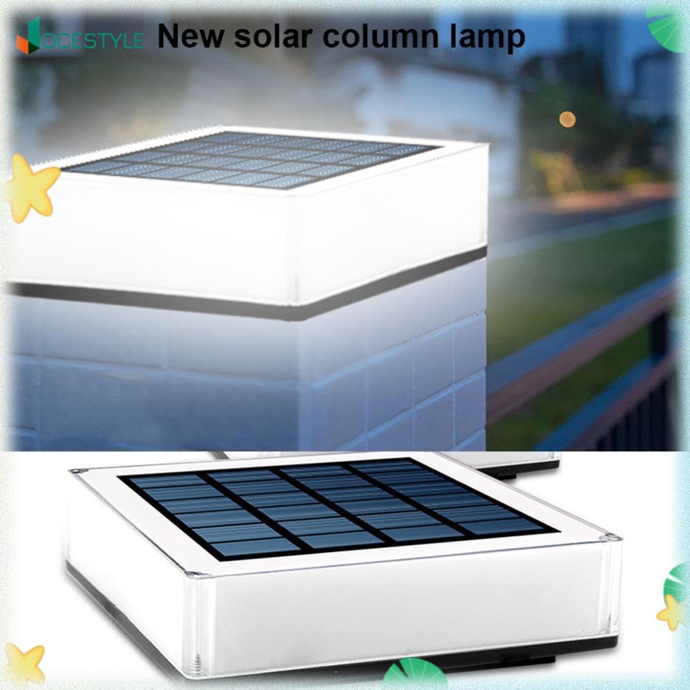 JOCESTYLE LED Solar Pillar Light Outdoor Waterproof Column Night Light Garden Decoration ราคา 336 บาท*ส่งฟรี