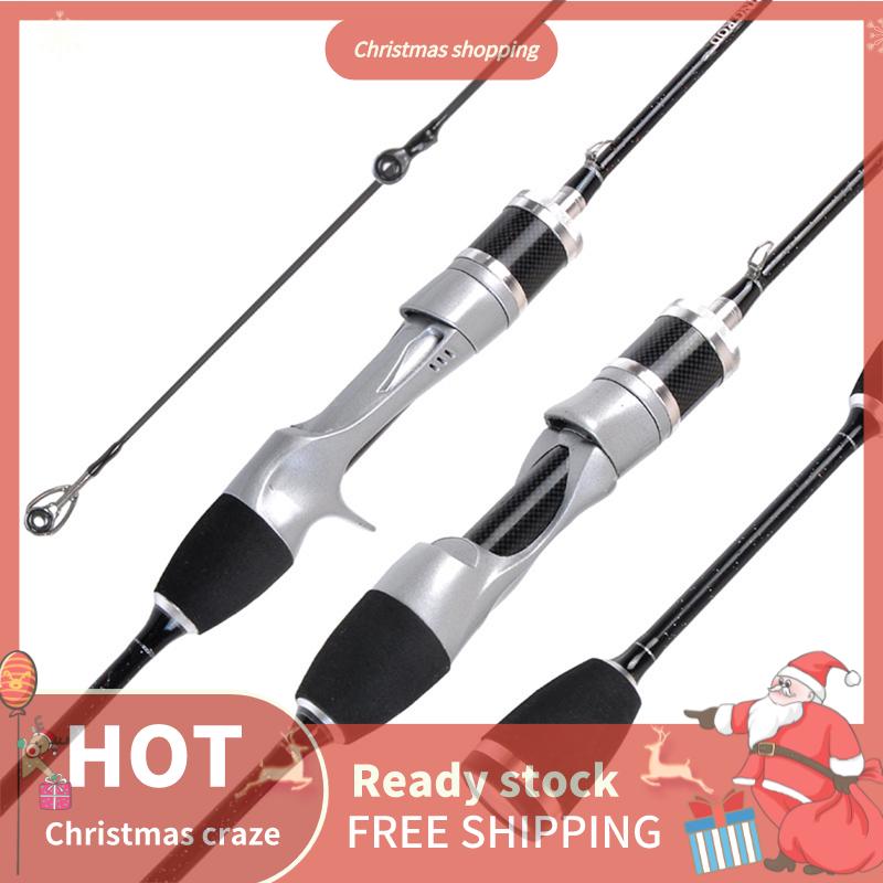 CX🎄💓💥 Cần câu cá lure Carbon 2 phần thu hút ul siêu mềm ánh sáng rắn quay/đúc cho horsemouth câu cá cực Feeder jigging Rod