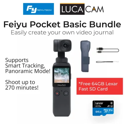Feiyu Pocket Handheld 4K Gimbal Camera Basic Bundle - Create your own Video Journal