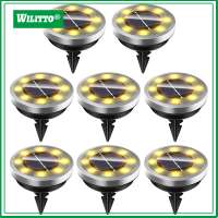 Weatherproof Solar Landscape Lights Solar Ground Lights Solar Powered Garden Pathway Lights Waterproof Outdoor Landscape Lamps for Yard Lawn Driveway Walkway Decorative Underground Lighting – Energy