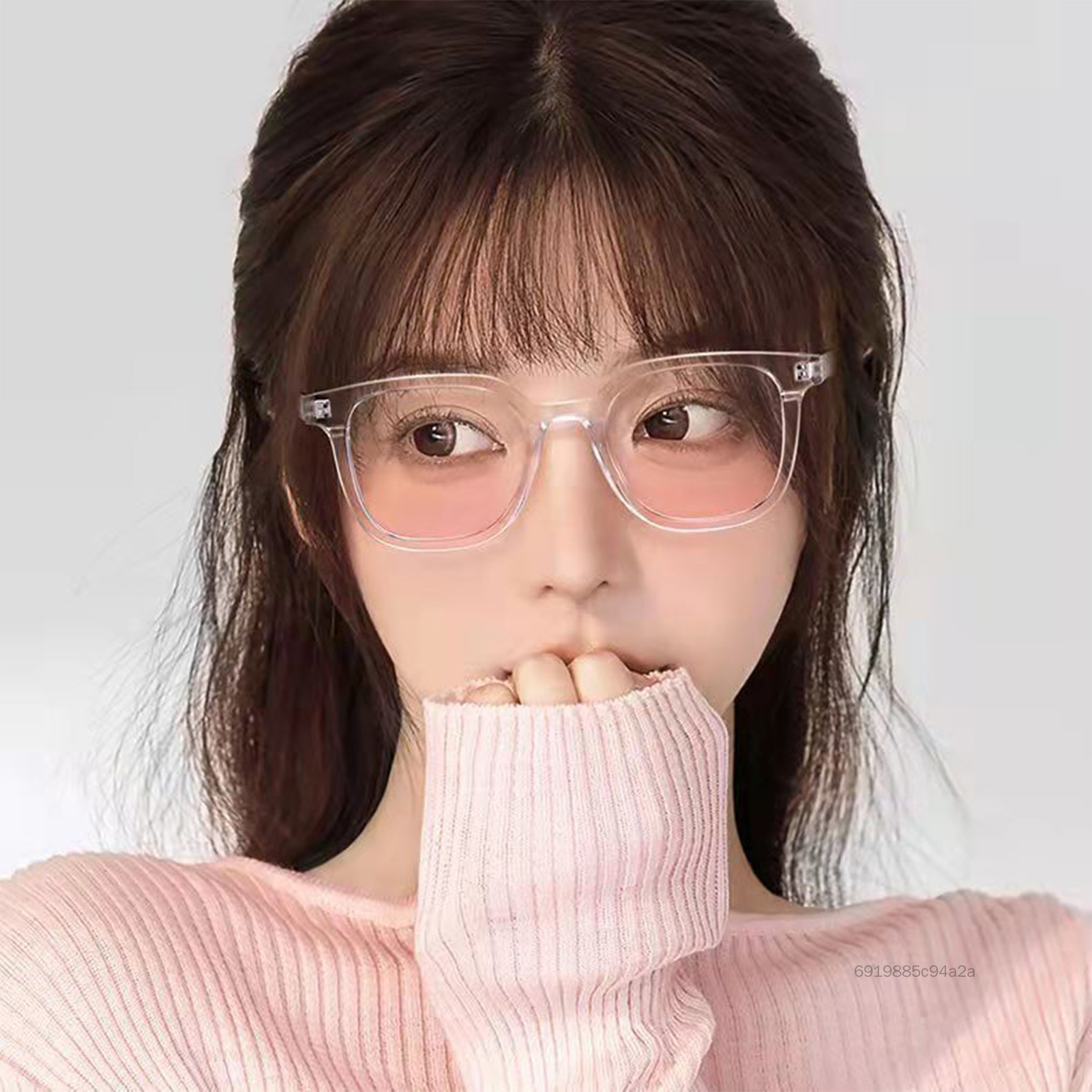 Kính hiển thị kính retro retro chống chói lóa gương màu hồng AF-VN