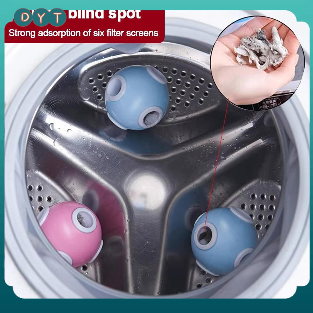 DYT Loại bỏ bụi bẩn Bóng giặt Ngăn chặn việc bọc gói Hấp thụ những thứ bẩn. Máy tẩy lông bằng trống  Bóng giặt đặc biệt Bộ hấp thụ tóc cho máy giặt Máy giặt