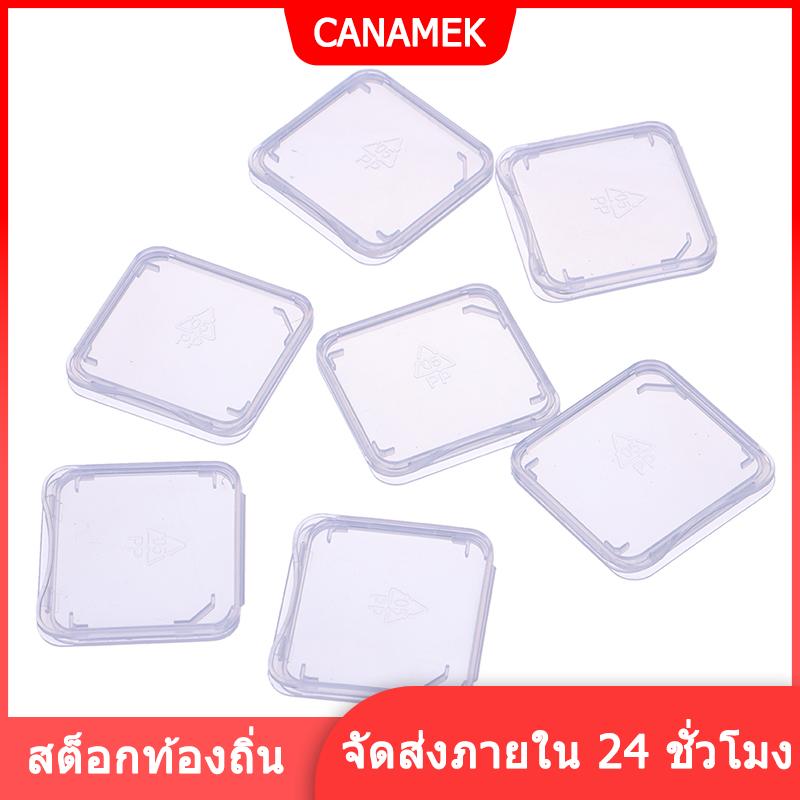 【สต็อกในท้องถิ่น】 กล่องใส่การ์ดหน่วยความจำ10ชิ้นเคสป้องกันสำหรับ SD SDHC MMC XD CF CARD ราคา 20 บาท*ส่งฟรี