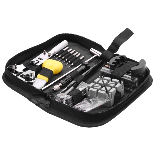 153 Pcs Watch Repair Kit Professional Spring Bar Tool Set,Watch Battery Replacement Tool Kit,Watch Band Link Pin Tool Set