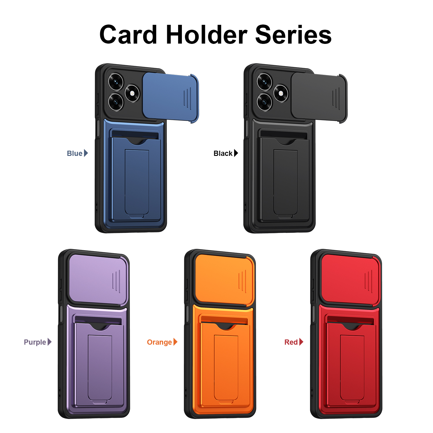 For Honor X5d Plus Case Honor X5d Cover Honor X5C Plus x5c Phone Case Card Slot Wallet Matte Skin Case bracket Silicone Cover - Philippines