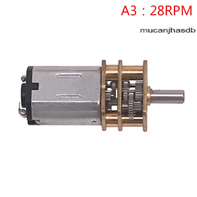 mucanjhasdb Micro N20 Bánh Động Cơ Tốc Độ Chậm Kim Loại Hộp Số Giảm Tốc Động Cơ Điện Tự Làm Đồ Chơi - 7