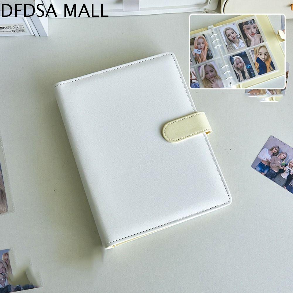 DFDSA Sức chứa lớn Album ảnh A5 PU Không thấm nước Lá rời Sách bìa cứng thẻ ảnh 3 inch Sáng Tạo Hàn Quốc Hộp đựng ảnh thần tượng Thẻ thần tượng
