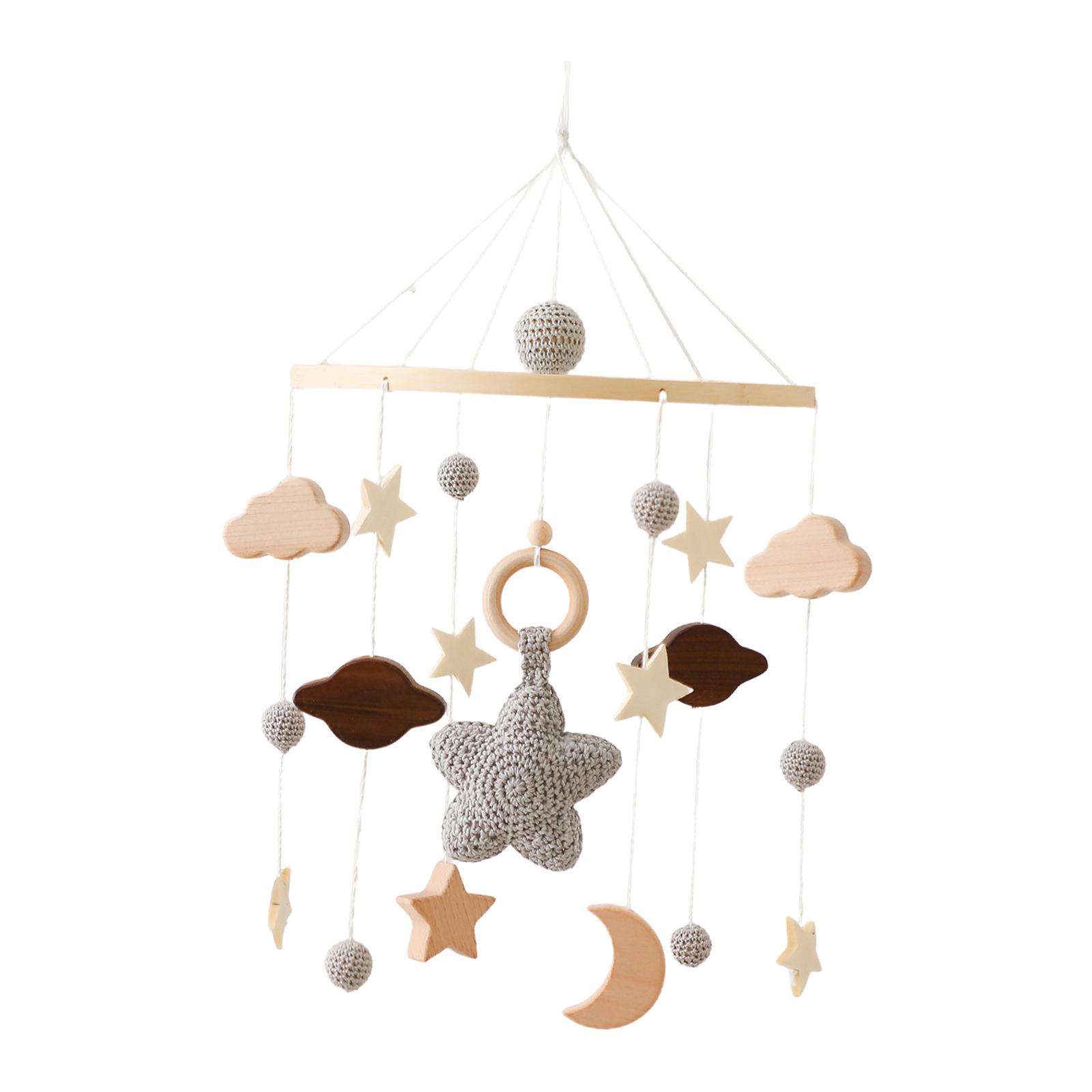 Gazechimp Cute Crib Mobiles Decor Stroller Hanging Toy Photography Props Activity Toys Crib Hanging Toys for Crib Pram Nursery Living Room Decoration