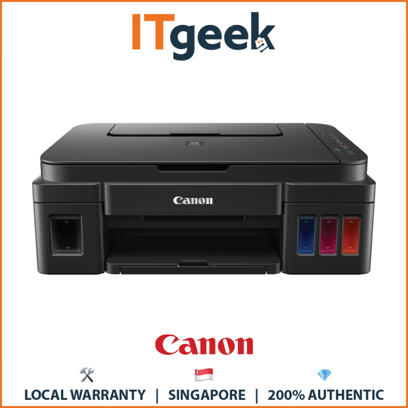 (24hrs Delivery) Canon PIXMA G3000 Refillable Ink Tank Wireless All-in-One Printer Singapore