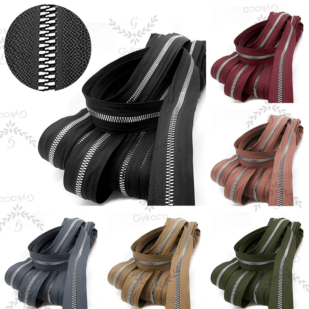 Accesories Tas *CONTOH* Komplit Daun Resleting (BB) No. 5B (Import) - LINK setiap model di DESKRIPSI