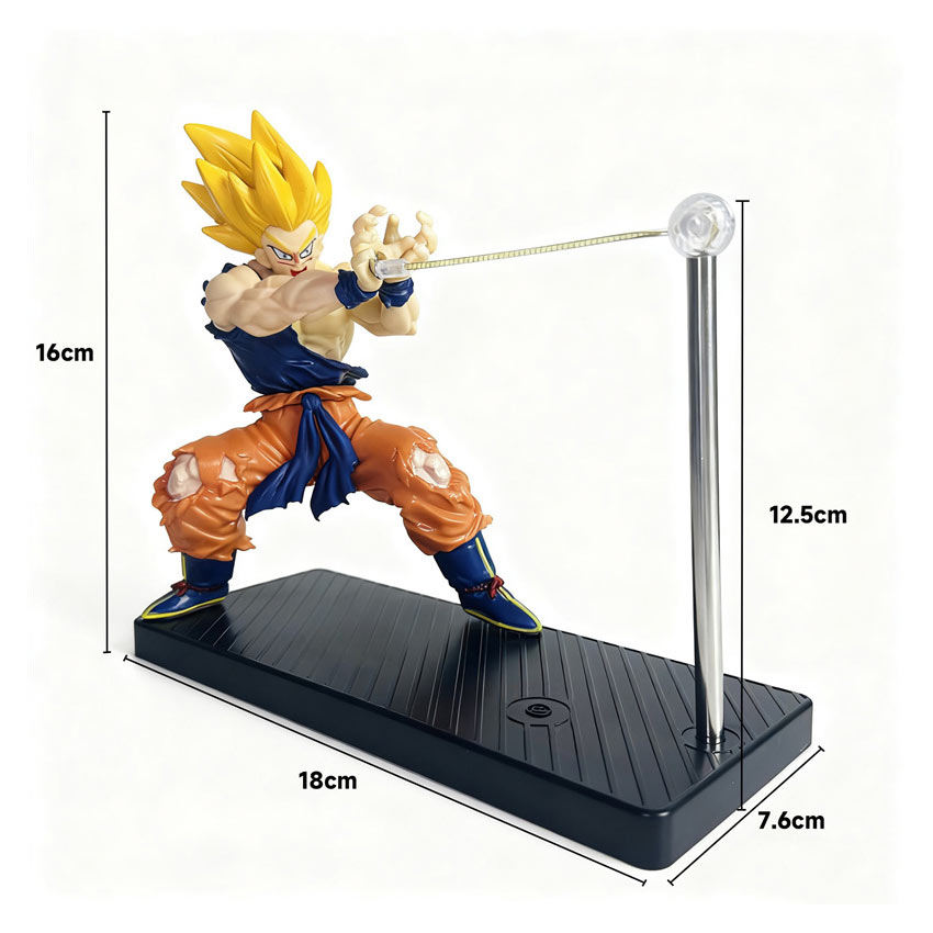 Dragon Ball Son Goku Night Light Anime Figure Vegeta Touch Magnetic Night Light Creative Decoration Cool Model Doll Gift
