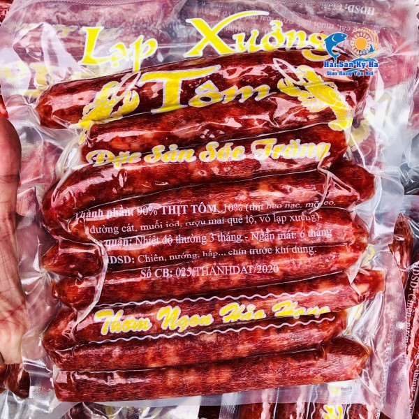 Giá sỉ 1kg lạp xưởng tôm