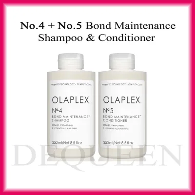 Olaplex No 4 Bond Maintenance Shampoo + No 5 Conditioner (250ml each)