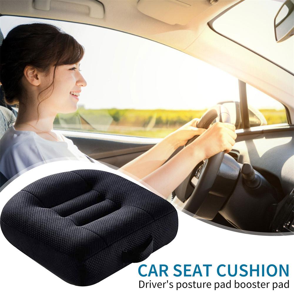 Car Seat Cushion,Car Seat Cushion driver short people,posture cushion  portable breathable mesh,heightening Height Boost Mat Car Seat Pad,Angle  Lift adult car seat short 