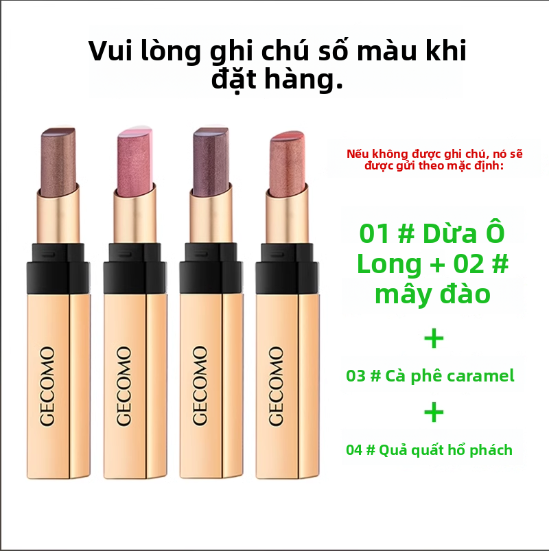 Phúc Chu Án Vân |   Phấn mắt dạng thỏi một nét dành cho người mới bắt đầu, chống thấm nước, chống mồ hôi, ba tông màu đất. - 4
