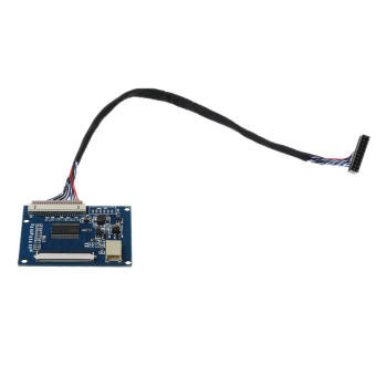 1 bộ tiêu chuẩn 20pin 1-ch LVDS đầu vào để 50pin TTL cổng đầu ra điều khiển Bảng điều khiển với cáp