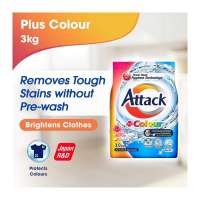 Attack Colour Ultra Powder Detergent 3KG