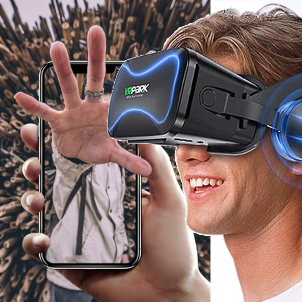 New แว่นตา VR 3D แว่นตาเสมือนจริง VRPARK X6 สำหรับ IOS Android เกมสมาร์ทโฟน ราคา 254 บาท*ส่งฟรี