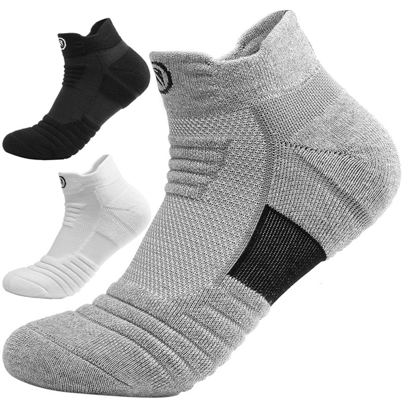 FARUILINE STORE ถุงเท้าบาสเก็ตบอล ผู้ชายผ้าขนหนูหนาก้นถุงเท้า Quilly ถุงเท้าชั้นยอด ความยาวปานกลาง ความยาวปานกลาง ไฮท็อป กำลัง เรียก ใช้ กลางแจ้ง ถุง เท้า ถุงเท้ากีฬา ราคา 15 บาท*ส่งฟรี