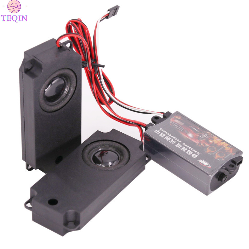 Hai loa tăng tốc liên kết nhóm âm thanh động cơ cho 1/10 xe leo núi điều khiển từ xa W2 teqin trong kho 2 loa mô phỏng âm thanh động cơ 10 hiệu ứng âm thanh
