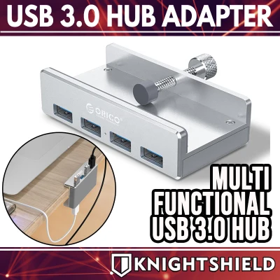 Knightshield Orico 4 USB 3.0 Hub Multi USB Hub USB Port Multi USB Charger Card Reader SD Card Reader