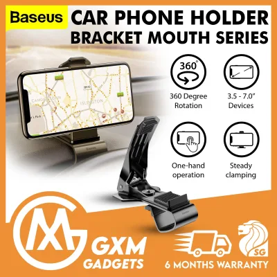 Baseus Mouth Series Car Phone Mount Holder Bracket iPhone Samsung Huawei Xiaomi Oppo
