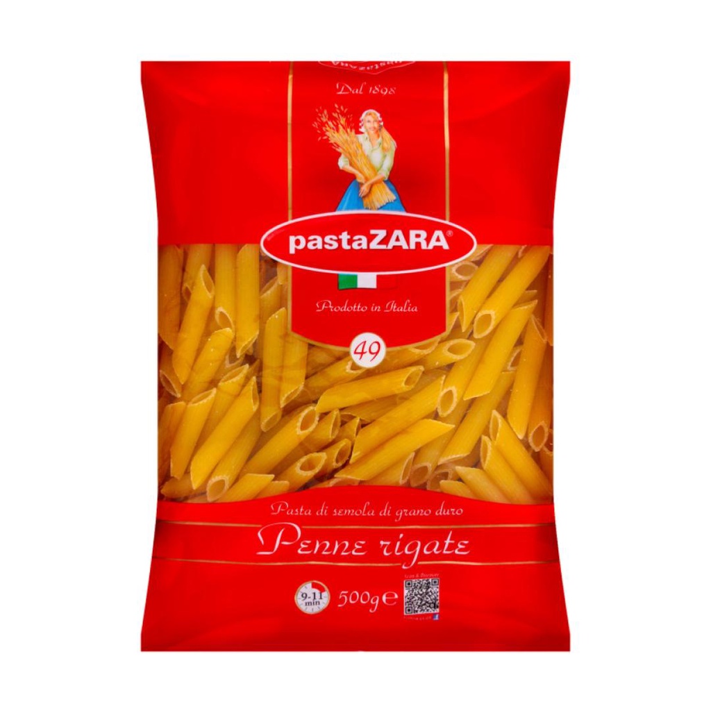 COMBO 2 Nui Ống, Penne Rigate, No. 49 500g