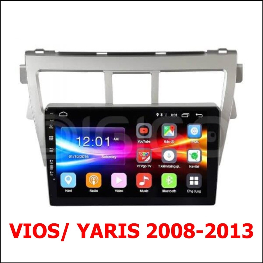 Mặt dưỡng Toyota Yaris 2008 -2013 (9 inch
