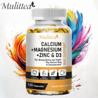 Mulittea Kalsium Magnesium Zinc Dengan Vitamin D3 Mempromosikan Kesehatan Bone&Muscle&Nervous System-120 capsulesMulittea Kalsium Magnesium Zinc Dengan Vitamin D3 Mempromosikan Kesehatan Bone&Muscle&Nervous System-120 capsules