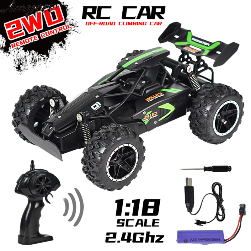 Amyove Children Remote Control Racing Car Model 2.4g High-speed Off