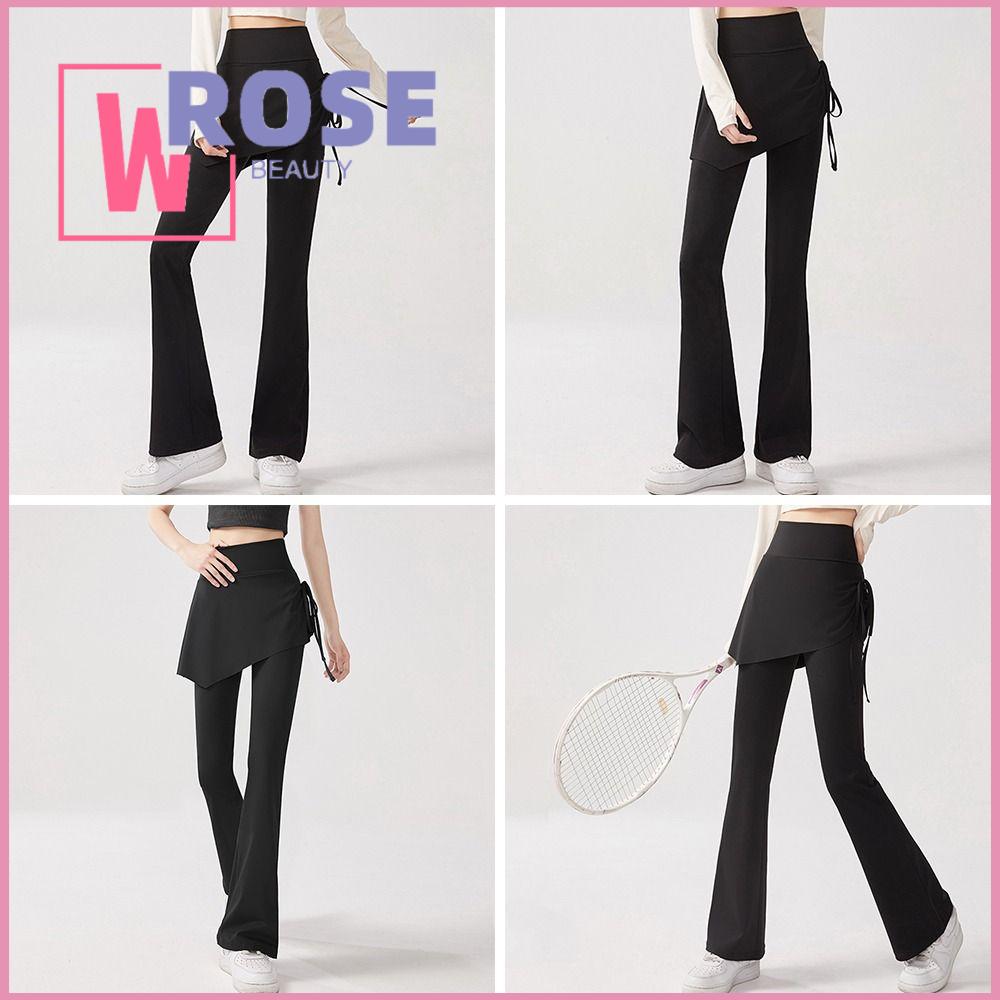 NAILS 97 STORE Thể dục Quần tập yoga Eo cao Áo giả hai mảnh Quần tập luyện Thời trang Thường ngày Quần khiêu vũ Phụ nữ