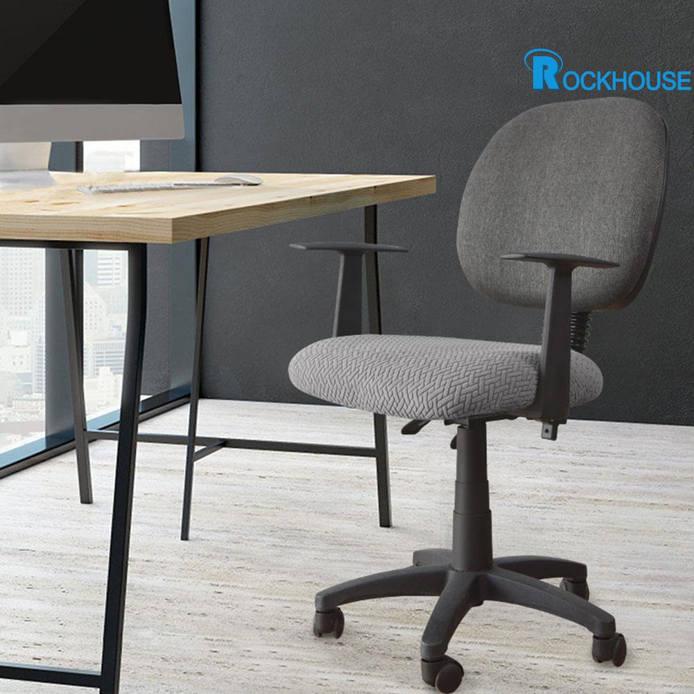 【Rockhouse】 Upgrade Your Furniture with Tshaped Jacquard Fabric Office Chair Cover [New Arrivals Hot Sale] ราคา 138 บาท*ส่งฟรี