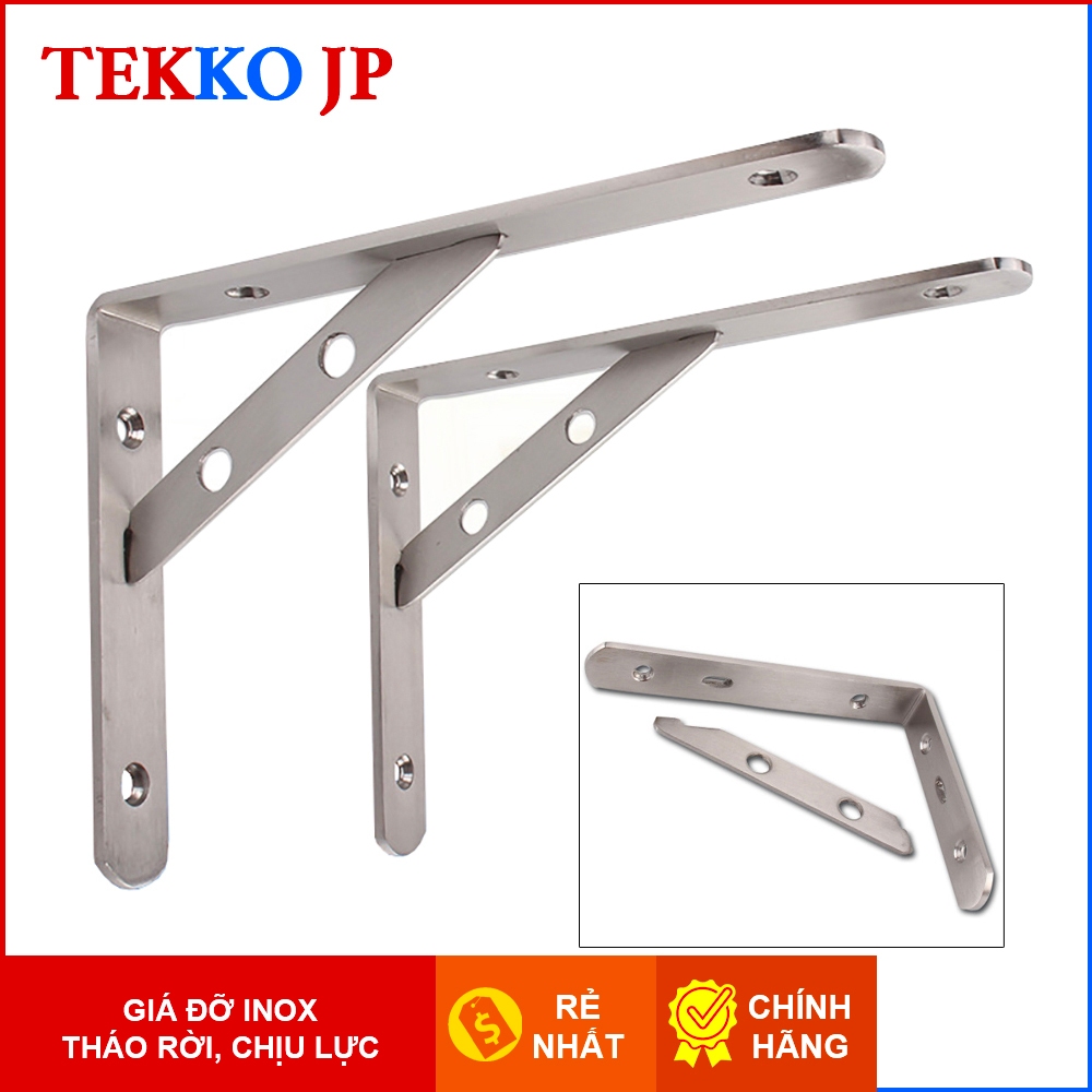 Giá đỡ inox, Ke chữ L, Ke góc vuông chịu lực, tháo lắp, chắc chắn