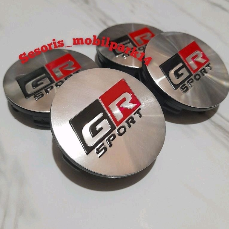 DOP VELG RODA GR SPORT AGYA AYLA CALYA SIGRA DIAMETER 5.3CM harga 1pcs Harga 17,500 rupiah*Gratis Ongkir