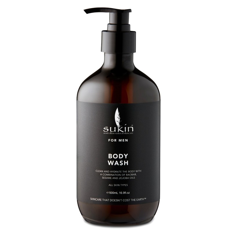 Buy Sukin For Men Body Wash 500ml - x 2 - Made in Australia with Natural Component of Essential Oil Singapore