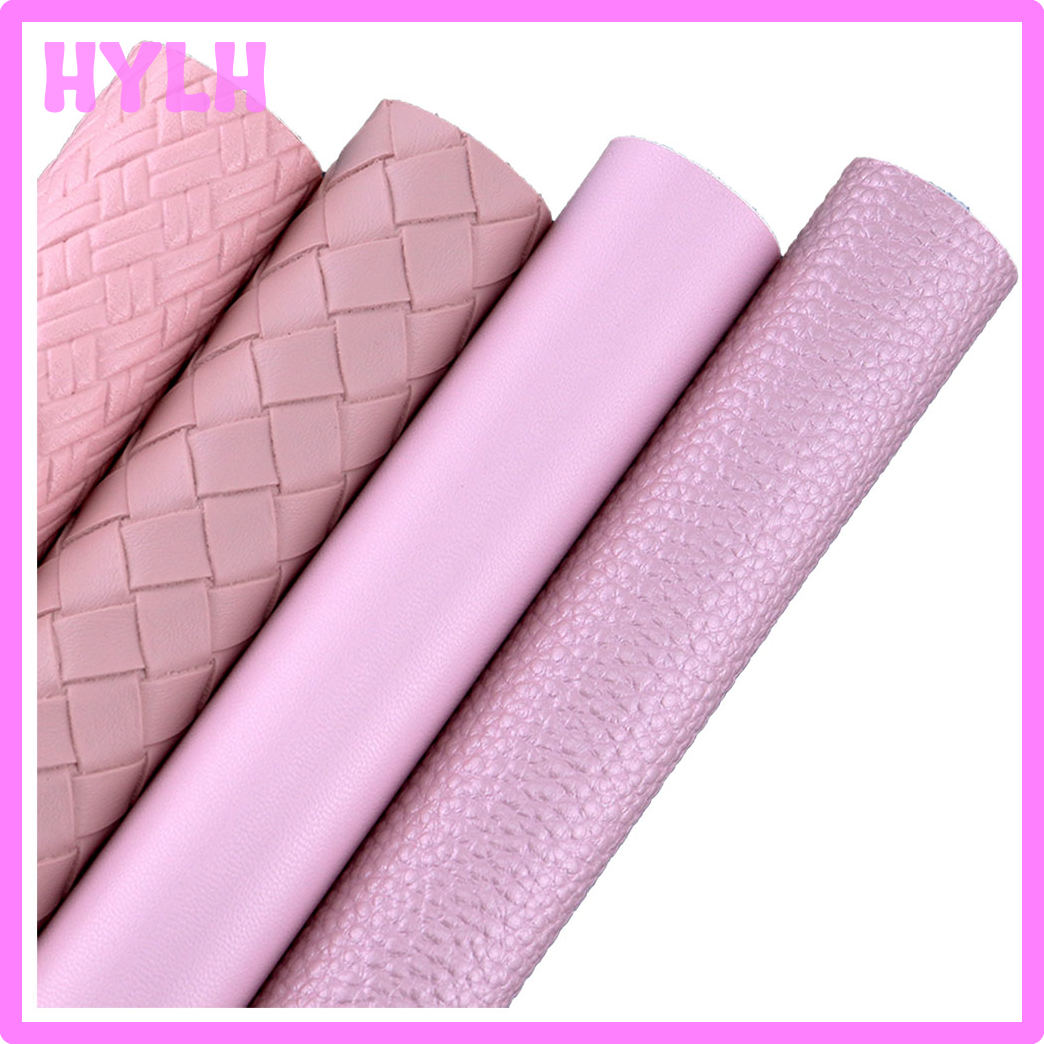 HOT@^-^@ 30x134cm Roll Pink Red Smooth Faux Synthetic Artificia Litchi Lychee Leather Vinyl Upholstery Fabric For Bows Handbags HM009