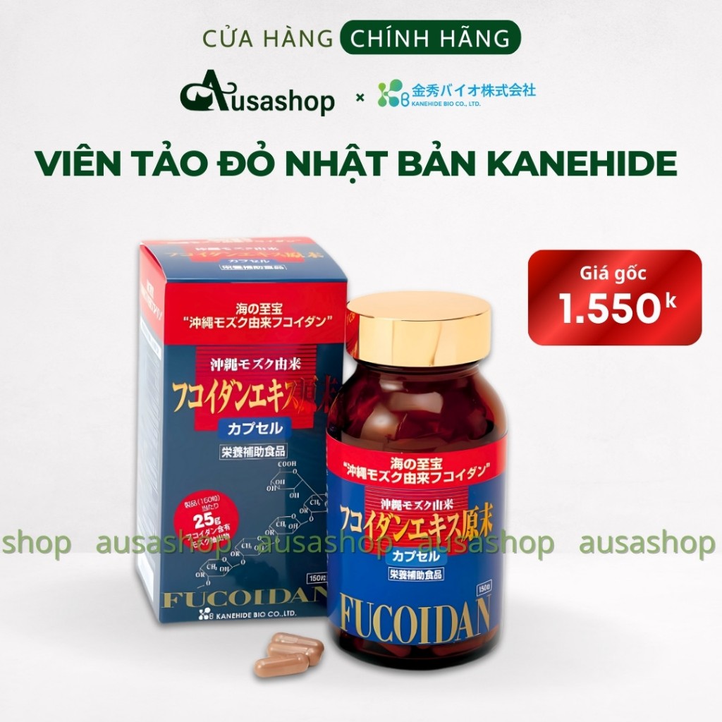 Viên tảo đỏ Nhật Bản Kanehide Okinawa Fucoidan