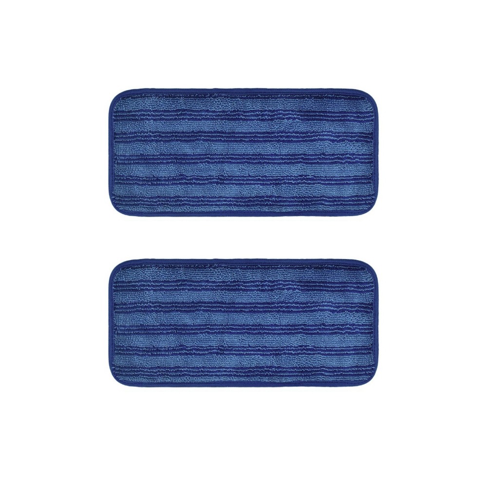 SQUAD 2 pieces Đa năng Khăn lau microfiber Thấm hút Có thể giặt Miếng lau nhà tái sử dụng Chổi lau nhà Giặt ủi ướt và khô Bộ thay thế đệm sàn Vệ sinh gia đình - 2