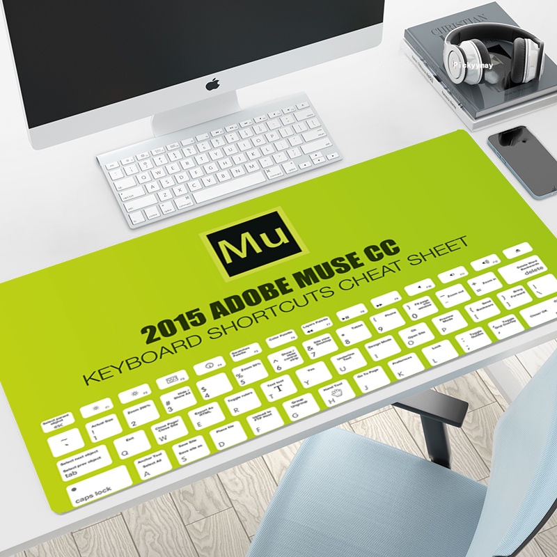 Máy tính Pad Bàn phím phím tắt Cheat Sheet Bảo vệ Pad Bàn phím Pad Bàn phím Pad Bàn phím Pad Bàn phím Pad Bàn phím Pad Gaming Mousepads
